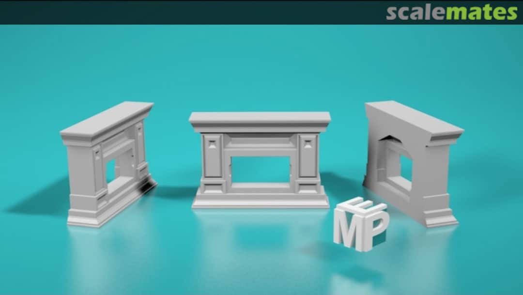 Boxart Neoclassical fireplace casing - type 1 - small 25151016 EMP3d Boxart Neoclassical fireplace casing - type 1 - small 25151016 EMP3d