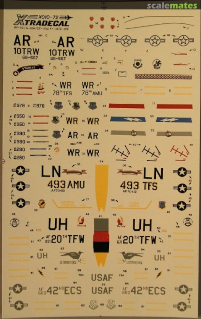 Boxart USAFE pt.2 X010-72 Xtradecal Boxart USAFE pt.2 X010-72 Xtradecal
