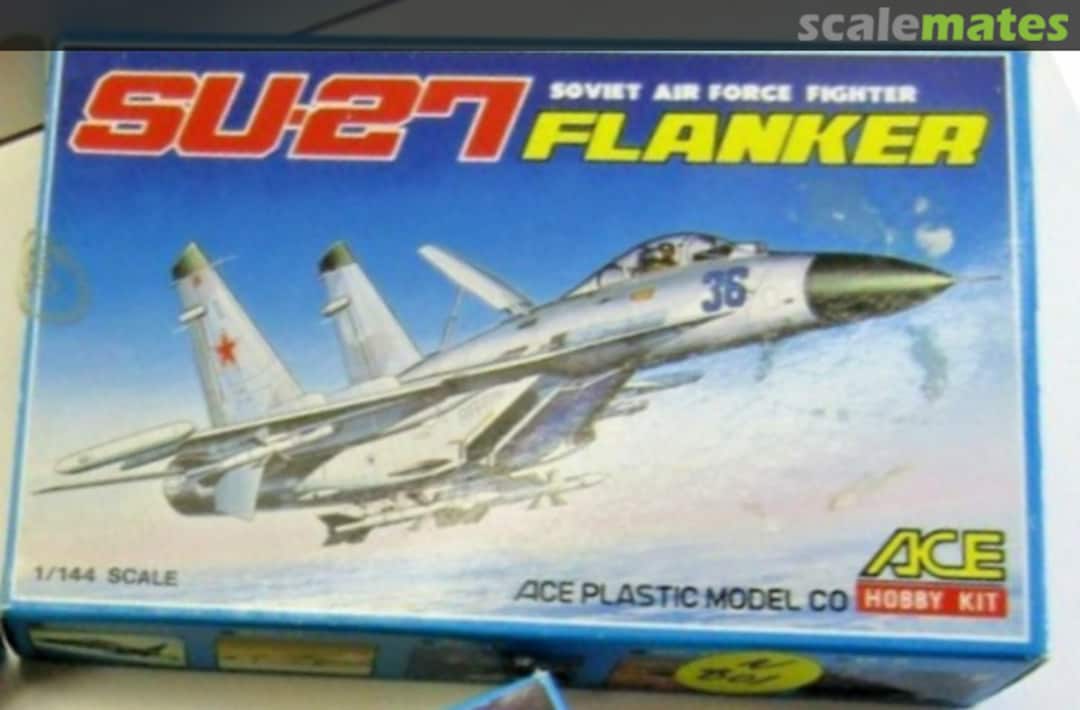 Boxart Sukhoi Su-27 Flanker 1017 ACE Hobby Kit Boxart Sukhoi Su-27 Flanker 1017 ACE Hobby Kit