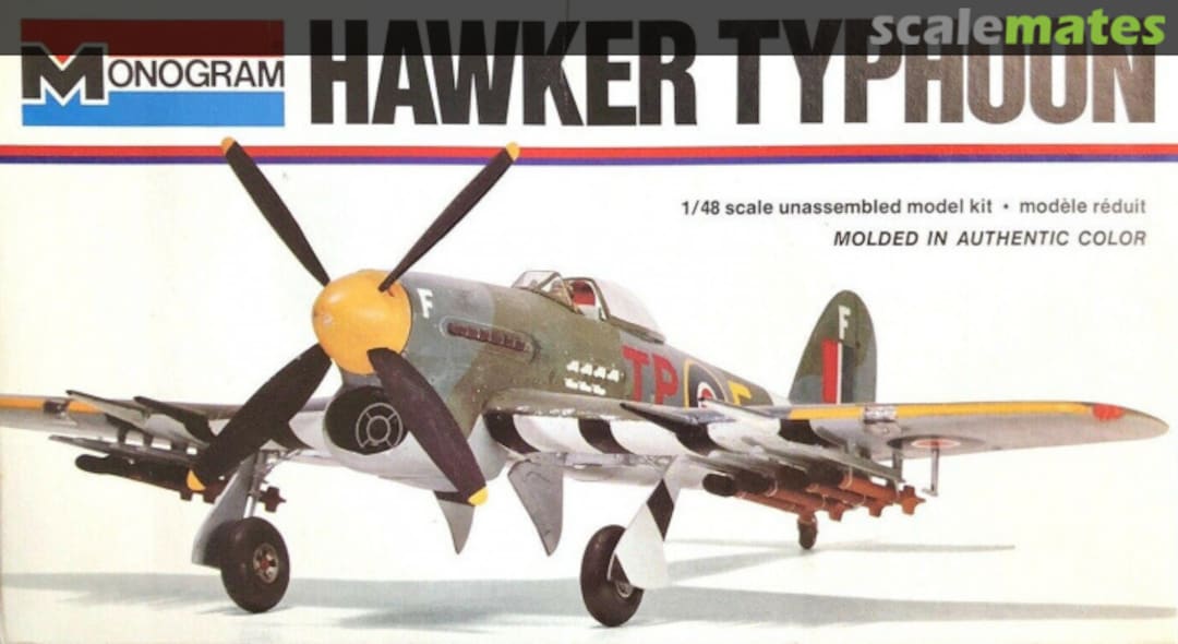 Boxart Hawker Typhoon 5303 Monogram Boxart Hawker Typhoon 5303 Monogram
