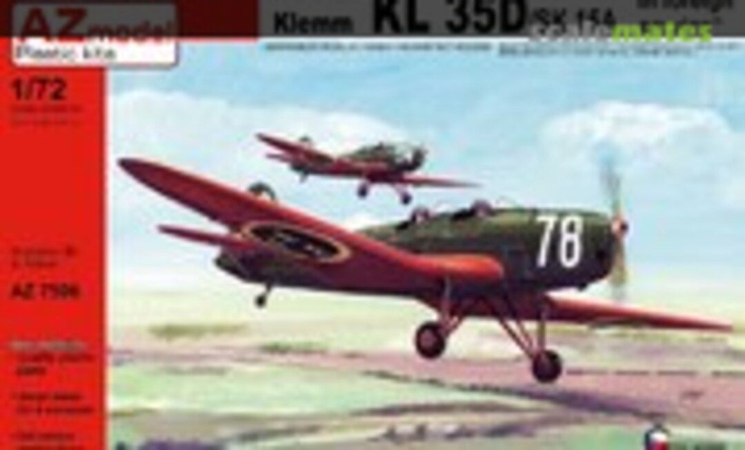 1:72 Klemm KL 35D/SK 15A (AZmodel AZ7506) AZ7506