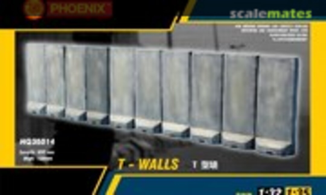 1:35 T-Walls (Phoenix-Models Limited HQ35014)