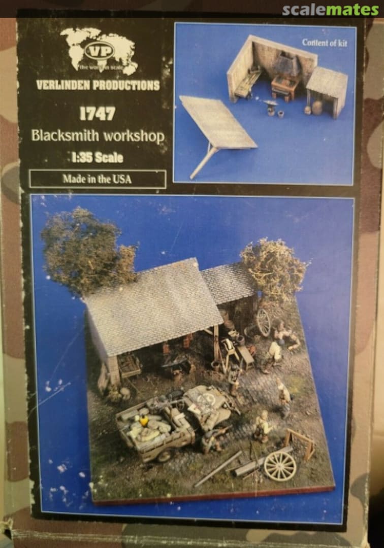 Boxart Blacksmith Workshop 1747 Verlinden Productions Boxart Blacksmith Workshop 1747 Verlinden Productions