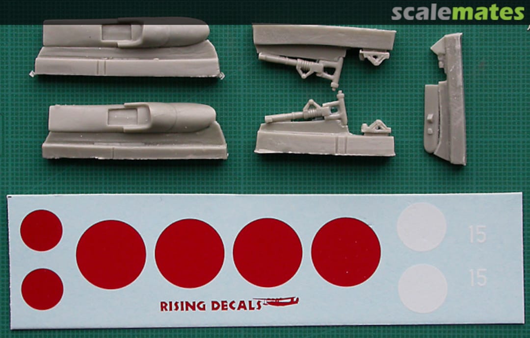 Contents Ski Undercarriage for Ki-61-I Hei Acr-005 Rising Decals Contents Ski Undercarriage for Ki-61-I Hei Acr-005 Rising Decals