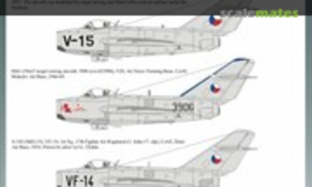1:48 Mikoyan MiG-15 in CzAF, Pt.4 (H-Models Decals HMD48018) HMD48018