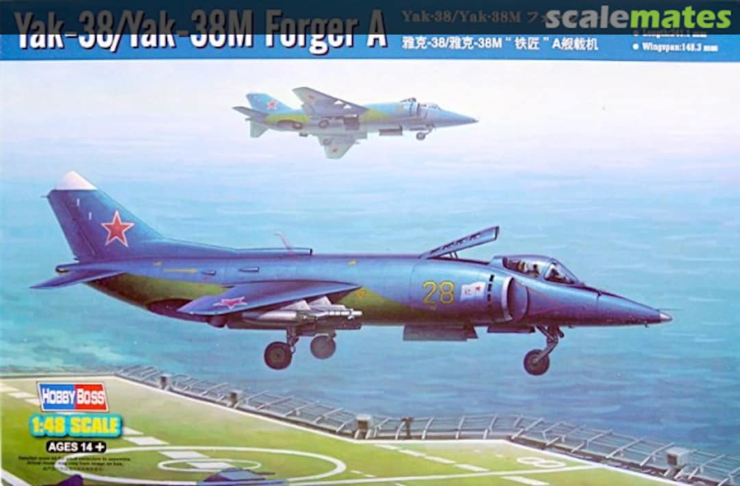 Boxart Yak-38 / Yak-38M Forger A 80362 HobbyBoss