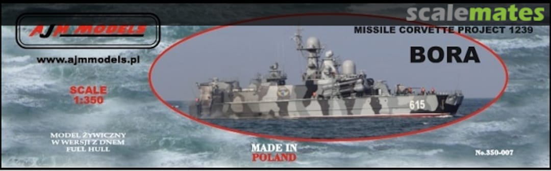 Boxart Project 1239 - Bora Class Missile Corvette 350-007 AJM Models Boxart Project 1239 - Bora Class Missile Corvette 350-007 AJM Models