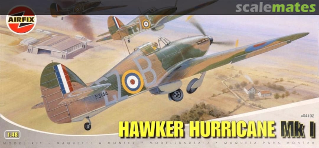 Boxart Hawker Hurricane Mk I A04102 Airfix Boxart Hawker Hurricane Mk I A04102 Airfix