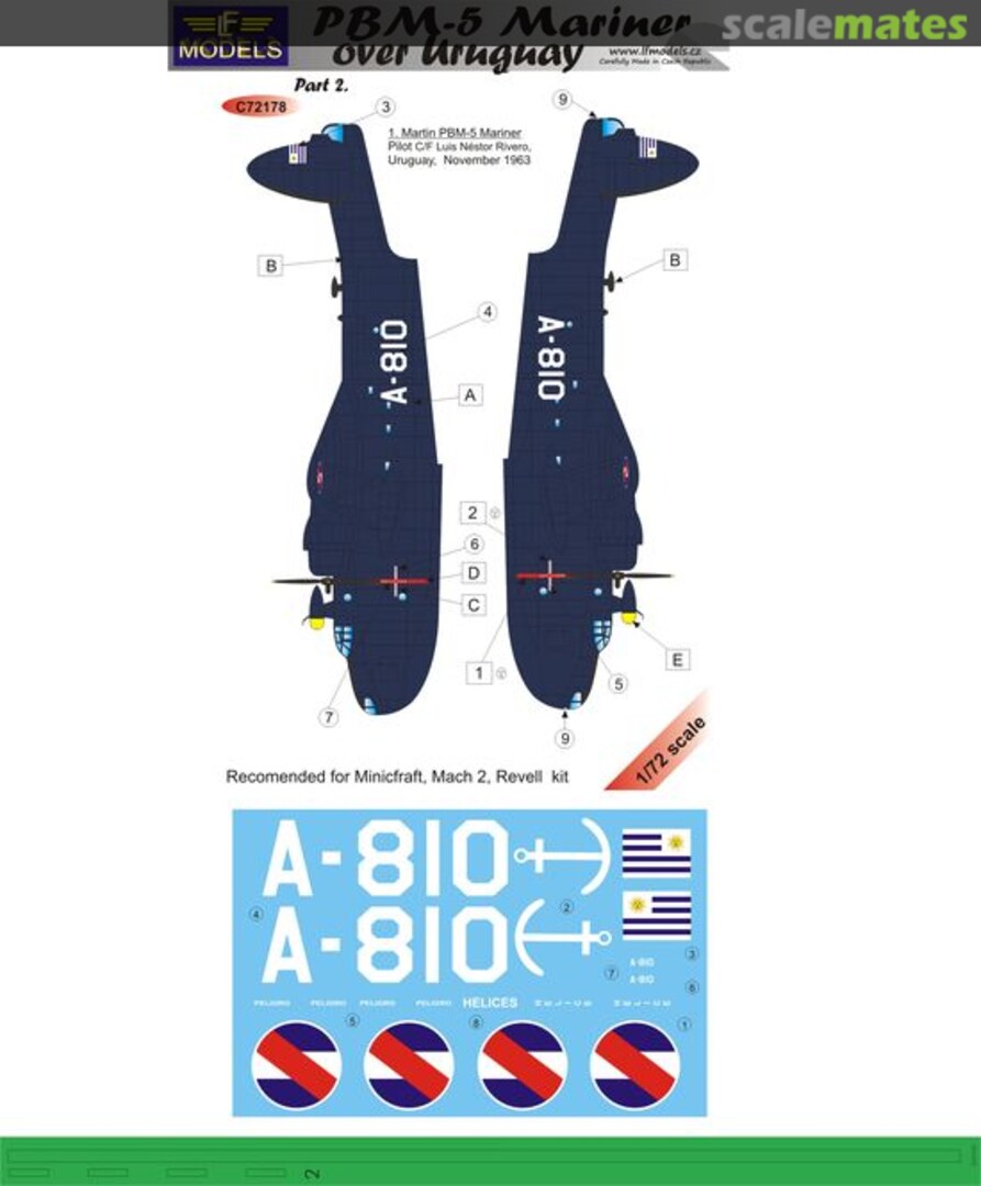 Boxart PBM-5 over Uruguay C72178 LF Models Boxart PBM-5 over Uruguay C72178 LF Models