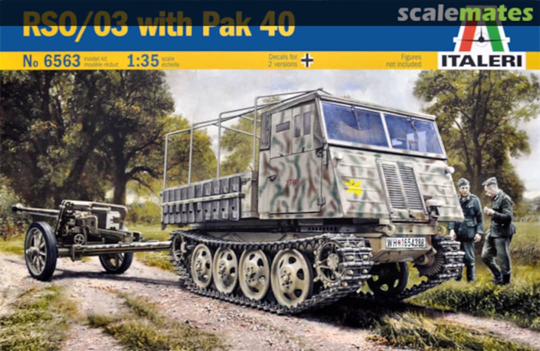 Boxart RSO/03 with Pak 40 6563 Italeri Boxart RSO/03 with Pak 40 6563 Italeri