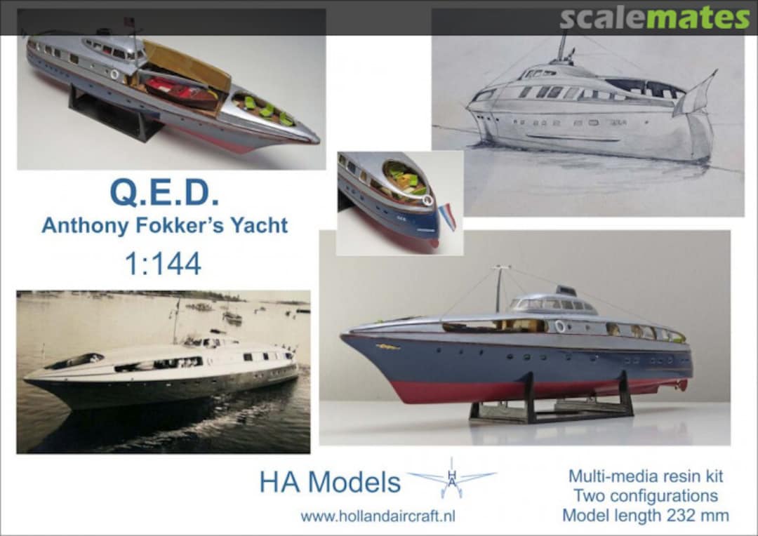 Boxart Fokker yacht Q.E.D. (Quod Erat Demonstrandum) HA Models Boxart Fokker yacht Q.E.D. (Quod Erat Demonstrandum) HA Models