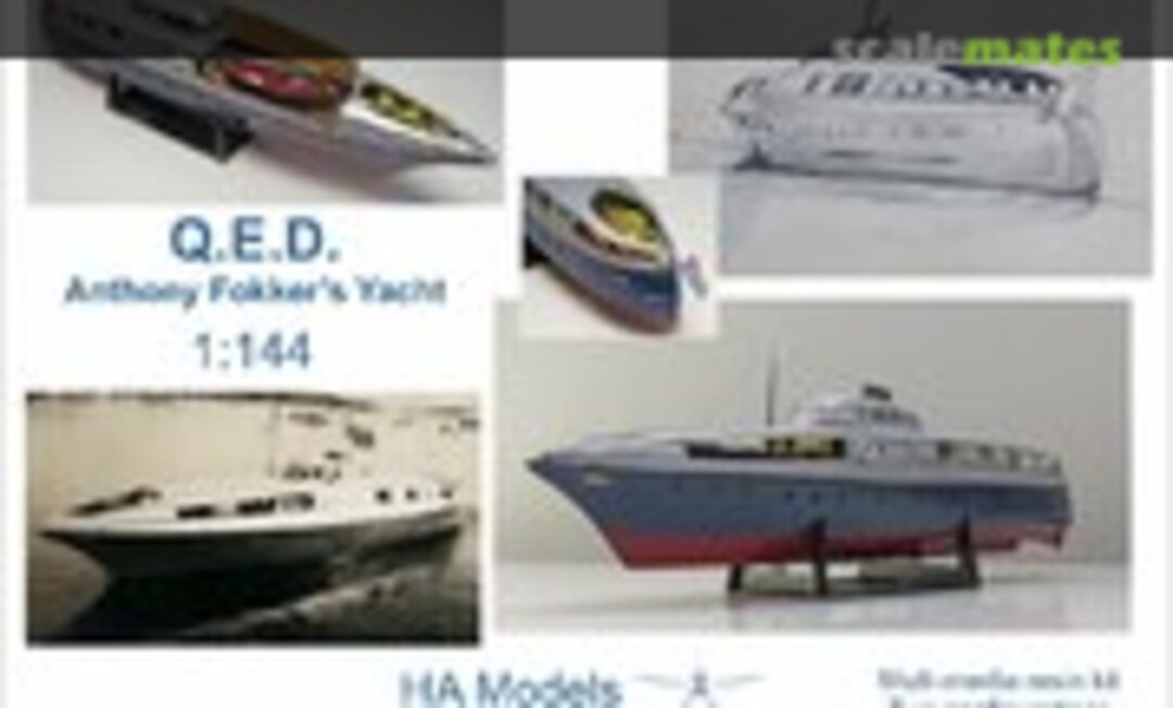 1:144 Fokker yacht Q.E.D. (Quod Erat Demonstrandum) (HA Models )