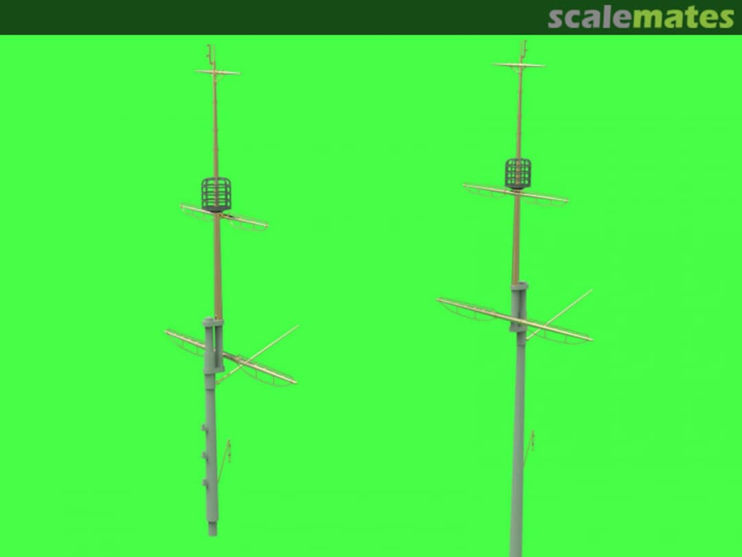 Contents SMS Viribus Unitis - masts, yards and other turned and resin parts set SM-350-117 Master