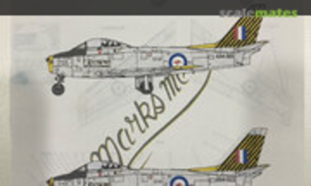 1:72 RAAF A94 Sabre - RAAF Marksmen (Custom Hobby Decals C072-1055) C072-1055
