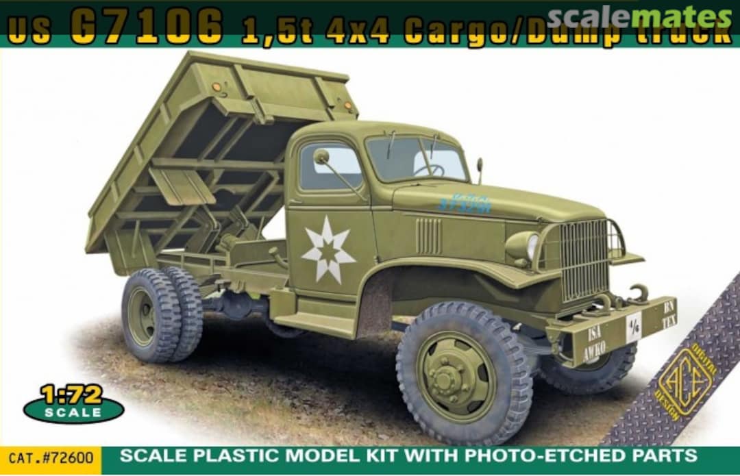 Boxart US G7106 1,5t 4x4 Cargo/Dump truck 72600 ACE