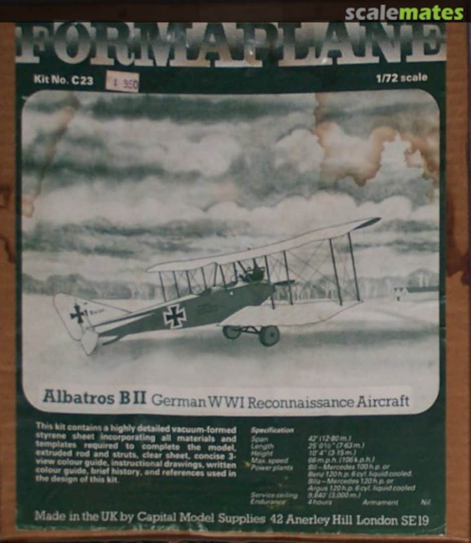 Boxart Albatros B II C23 Formaplane