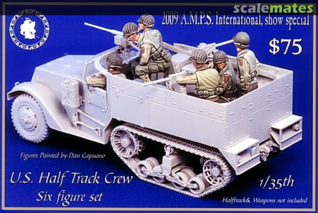 Boxart U.S. Halftrack Crew NWM-35037 New World Miniatures Boxart U.S. Halftrack Crew NWM-35037 New World Miniatures