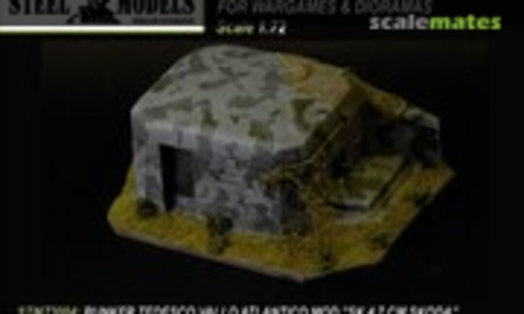 Atlantic Wall Bunker with 4,7cm Pak (t) (Steel Models STM72004)