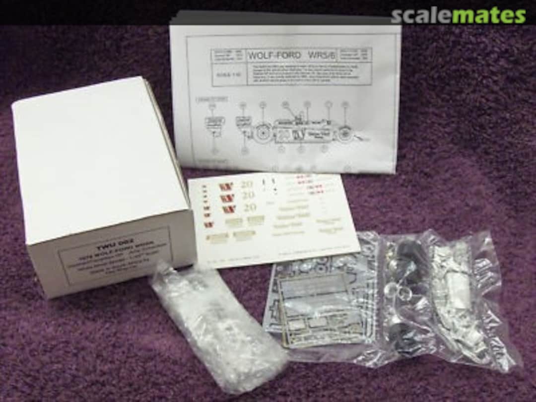 Boxart Wolf Ford WR5/6 Walter Wolf Racing TWU 002 This Way Up Boxart Wolf Ford WR5/6 Walter Wolf Racing TWU 002 This Way Up