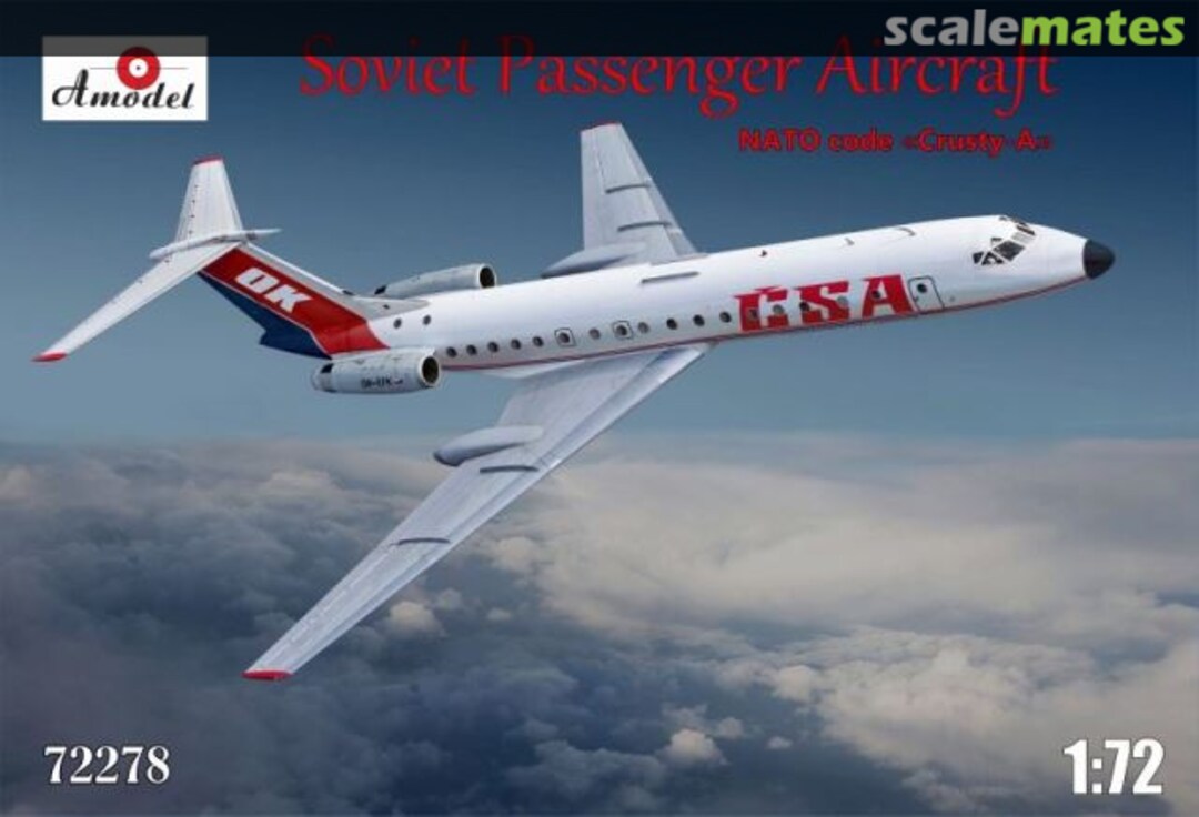 Boxart Tupolev Tu-134A CSA 72278 Amodel Boxart Tupolev Tu-134A CSA 72278 Amodel