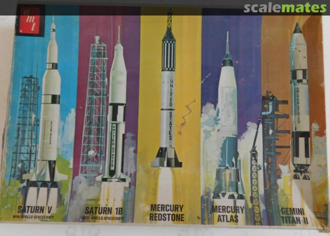 Boxart Saturn V Rocket and Apollo Spacecraft S953 AMT Boxart Saturn V Rocket and Apollo Spacecraft S953 AMT