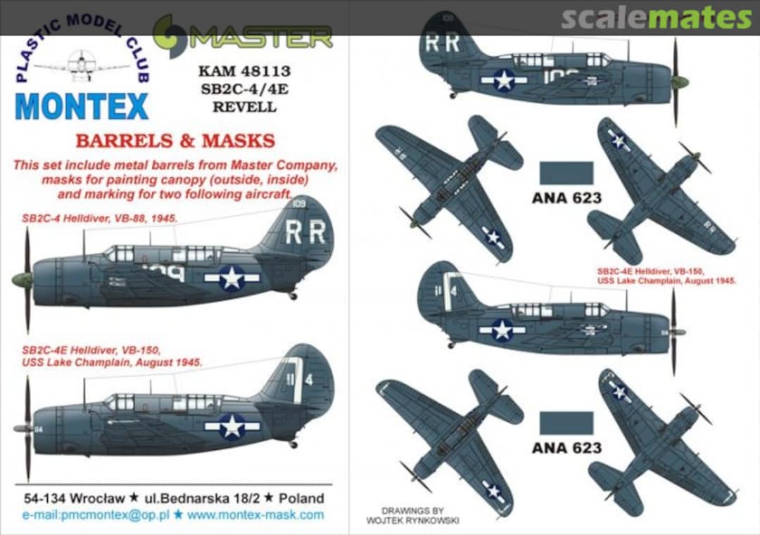 Boxart Curtiss SB2C-4 Helldiver KAM48113 Montex Boxart Curtiss SB2C-4 Helldiver KAM48113 Montex