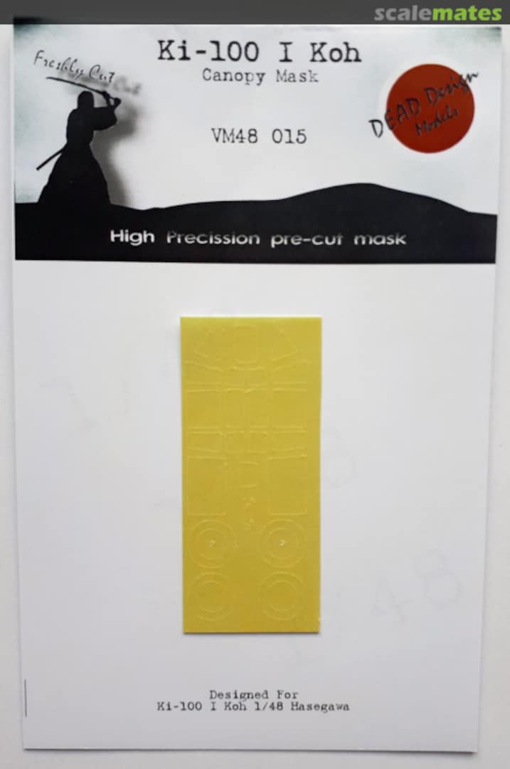 Boxart Ki-100 Ko (Razorback) Canopy Mask VM48015 DEAD Design Models Boxart Ki-100 Ko (Razorback) Canopy Mask VM48015 DEAD Design Models