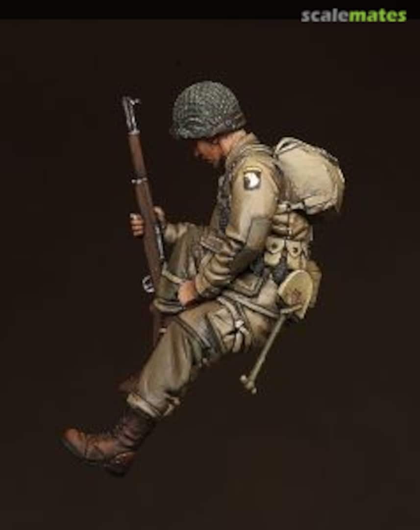 Boxart U.S. Army Airborne on Sherman No.5 3581 SOGA Miniatures Boxart U.S. Army Airborne on Sherman No.5 3581 SOGA Miniatures