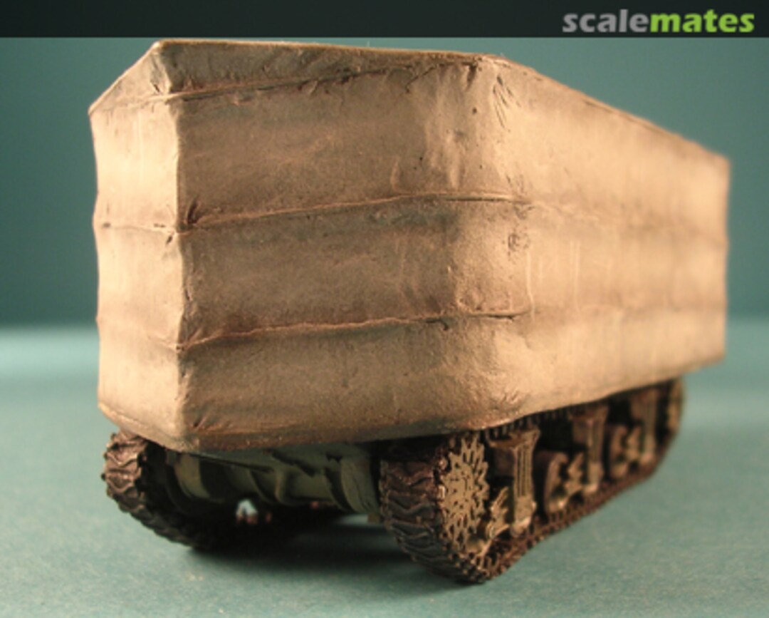 Boxart Sherman Mk.V DD Tank with fully erected screen UK105 Milicast