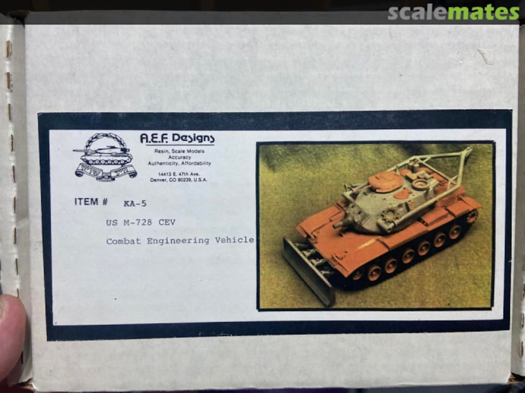 Boxart M-728 CEV KA-5 A.E.F. Designs Boxart M-728 CEV KA-5 A.E.F. Designs