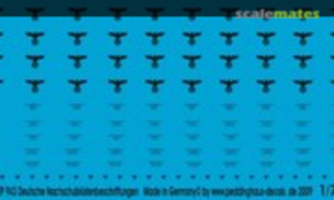 1:72 Deutsche Nachschubkisten Beschriftungen (Peddinghaus-Decals EP 943) EP 943