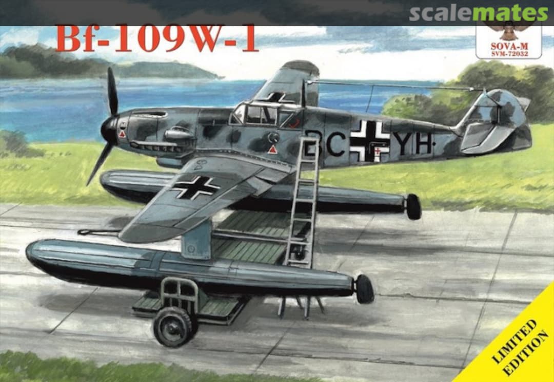 Boxart Bf-109W-1 SVM-72032 SOVA-M Boxart Bf-109W-1 SVM-72032 SOVA-M