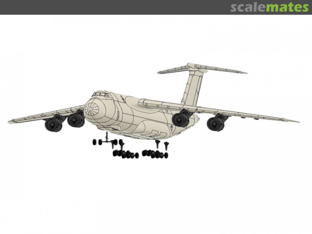 Boxart C-5 Galaxy  Titan Model Kits
