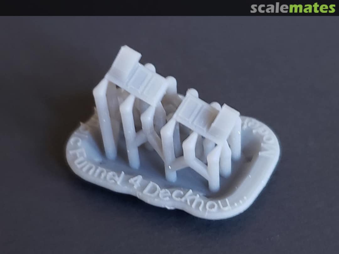 Boxart RMS Olympic Funnel #4 Deckhouse Skylights 350-Olympic Skylights-2 Model Monkey