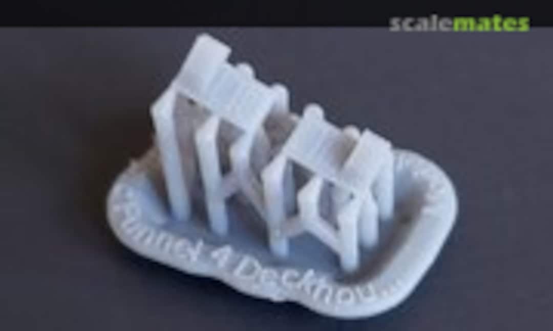 1:350 RMS Olympic Funnel #4 Deckhouse Skylights (Model Monkey 350-Olympic Skylights-2) 350-Olympic Skylights-2