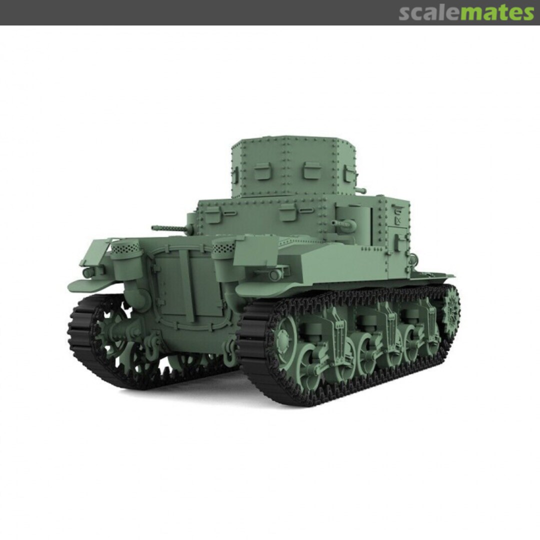 Boxart M2A1 US Medium Tank 18525 SSMODEL Boxart M2A1 US Medium Tank 18525 SSMODEL