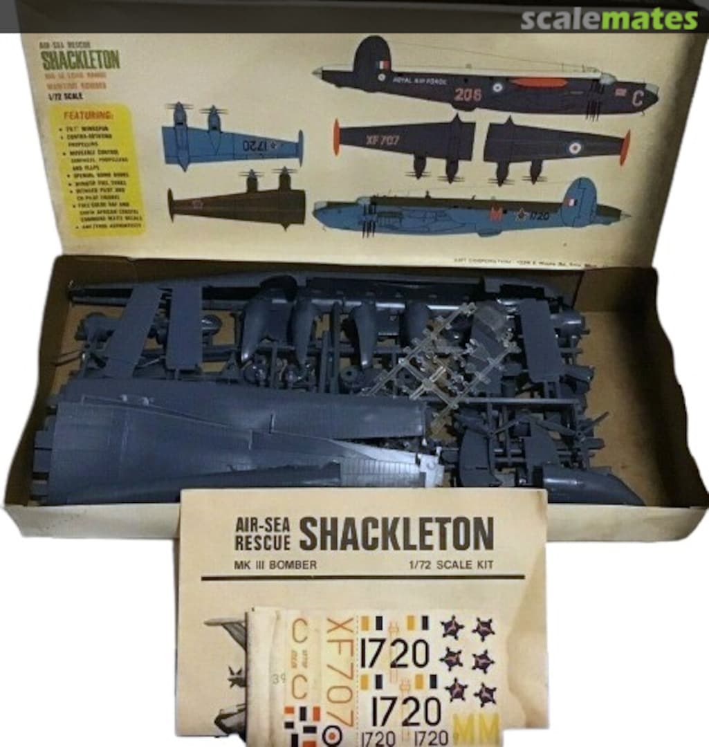 Contents Air-Sea Rescue Shackleton, Mark III Bomber 3902 AMT-FROG Contents Air-Sea Rescue Shackleton, Mark III Bomber 3902 AMT-FROG