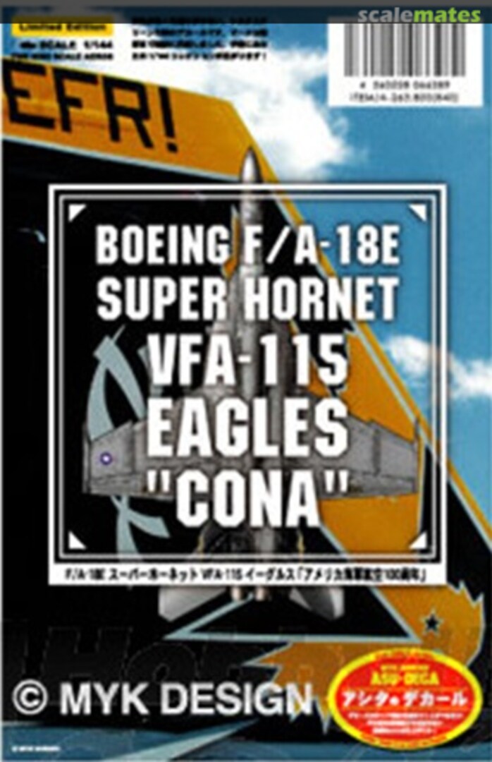 Boxart Boeing F/A-18E Super Hornet VFA-115 Eagles CONA 06628 MYK Design Boxart Boeing F/A-18E Super Hornet VFA-115 Eagles CONA 06628 MYK Design