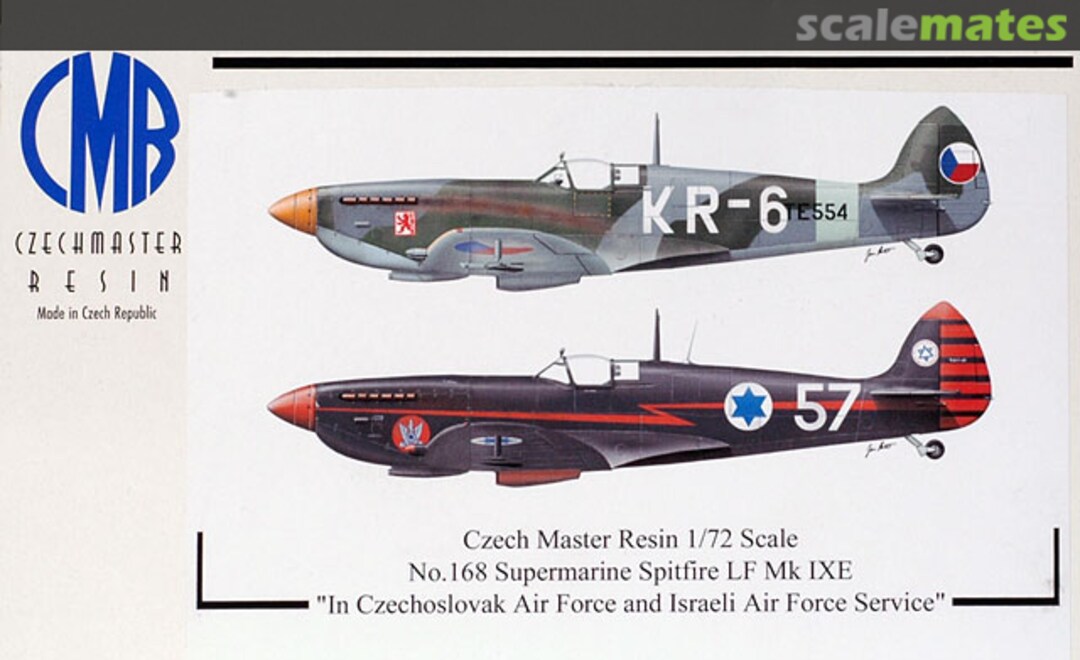Boxart Supermarine Spitfire LF Mk.IXE 1168 CMR Boxart Supermarine Spitfire LF Mk.IXE 1168 CMR
