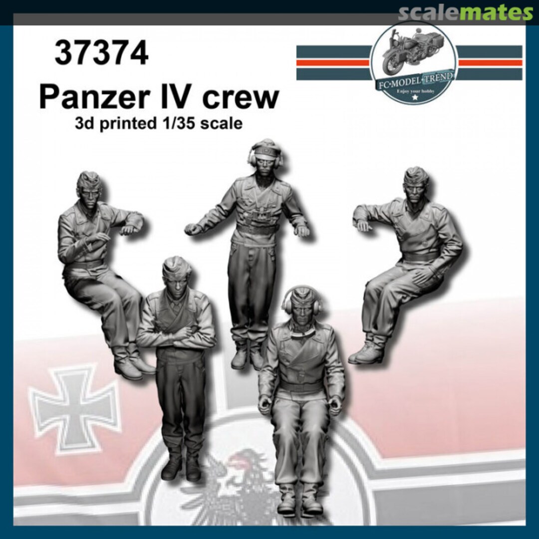 Boxart Panzer IV Crew (5 Figures / 3D-Printed) 37374 FC Model Trend Boxart Panzer IV Crew (5 Figures / 3D-Printed) 37374 FC Model Trend