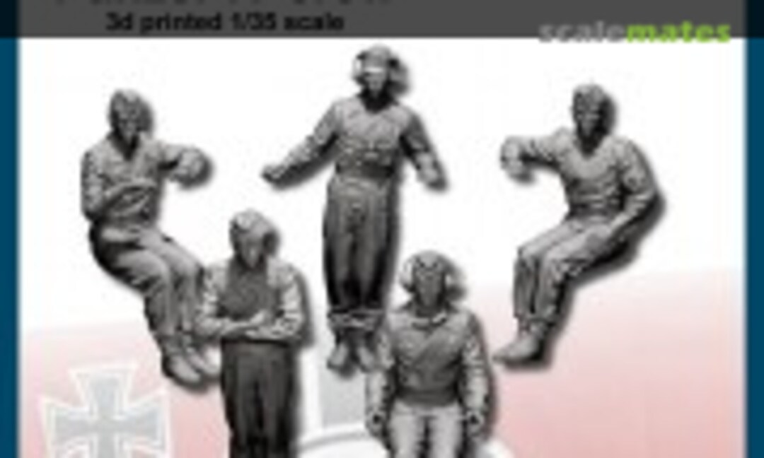 1:35 Panzer IV Crew (5 Figures / 3D-Printed) (FC Model Trend 37374) 37374
