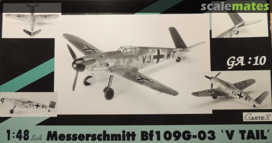 Boxart Messerschmitt Bf109G-03 'V-Tail' GA:10 Gartex Boxart Messerschmitt Bf109G-03 'V-Tail' GA:10 Gartex
