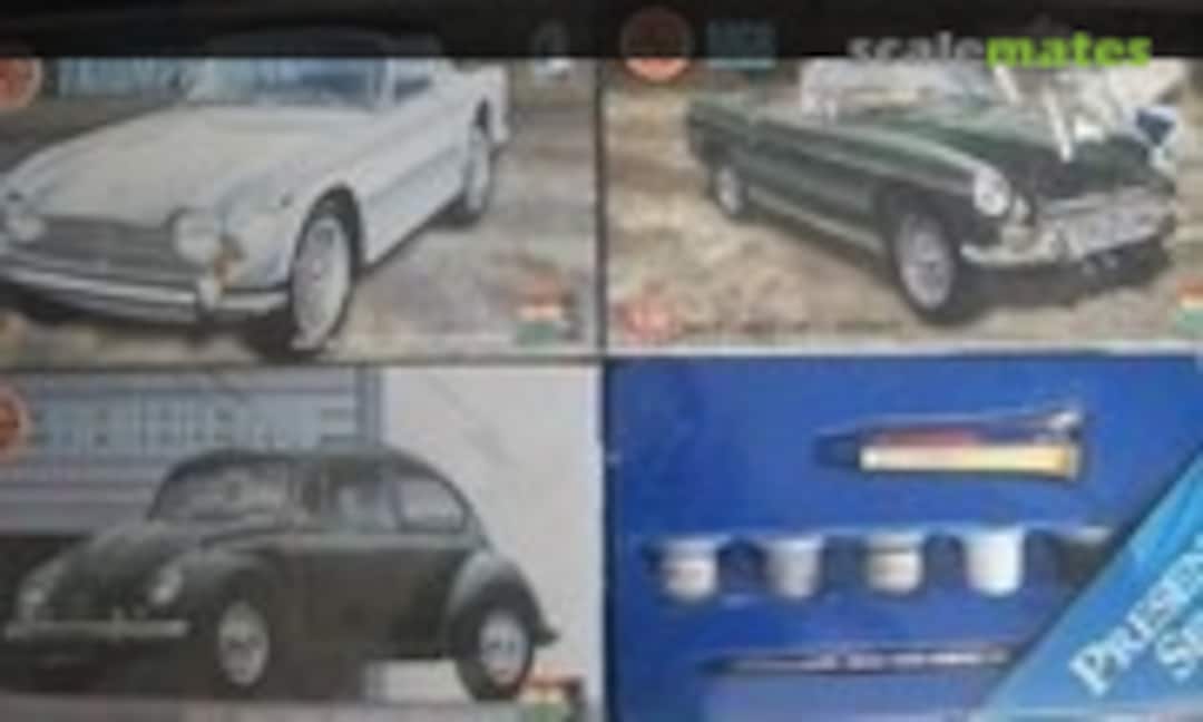 1:32 Triumph TR4A, MGB, VW Beetle 1200 (Airfix 9521)