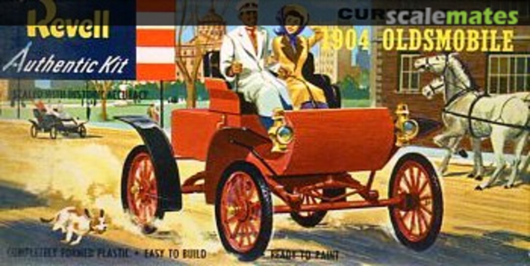 Boxart 1904 Curved Dash Oldsmobile H-102 Revell Boxart 1904 Curved Dash Oldsmobile H-102 Revell
