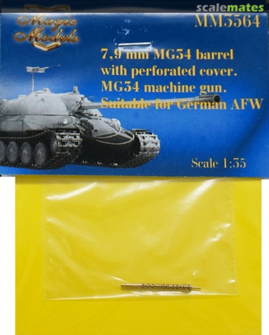 Boxart 7,9 mm MG34 Barrel with Perforated Cover MM3564 Magic Models