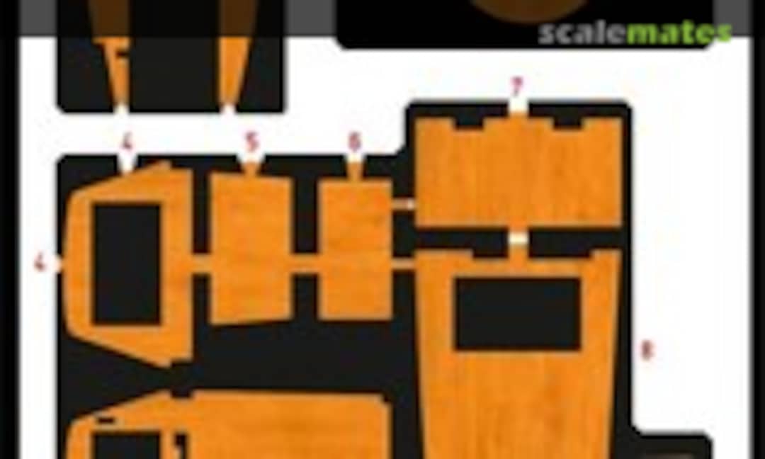 1:32 Hansa-Brandenburg W.12 - Cockpit Set (HGW Models 132135 part 2) 132135 part 2