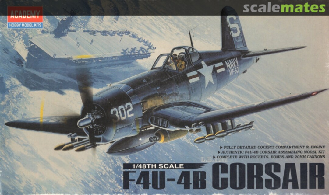 Boxart F4U-4B Corsair 2124 Academy Boxart F4U-4B Corsair 2124 Academy