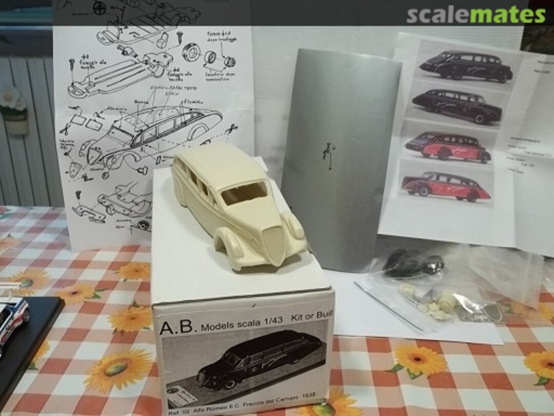 Boxart Alfa Romeo 6C "Freccia del Carnaro" 02 A.B. Models Boxart Alfa Romeo 6C "Freccia del Carnaro" 02 A.B. Models