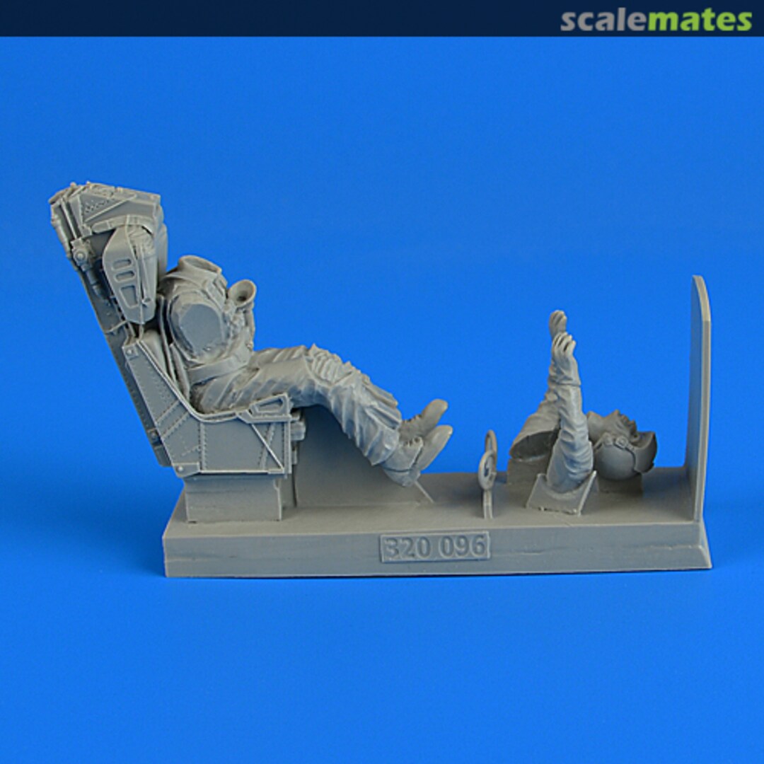 Boxart US Navy Fighter Pilot with ejection seat for F-8 320 096 Aerobonus