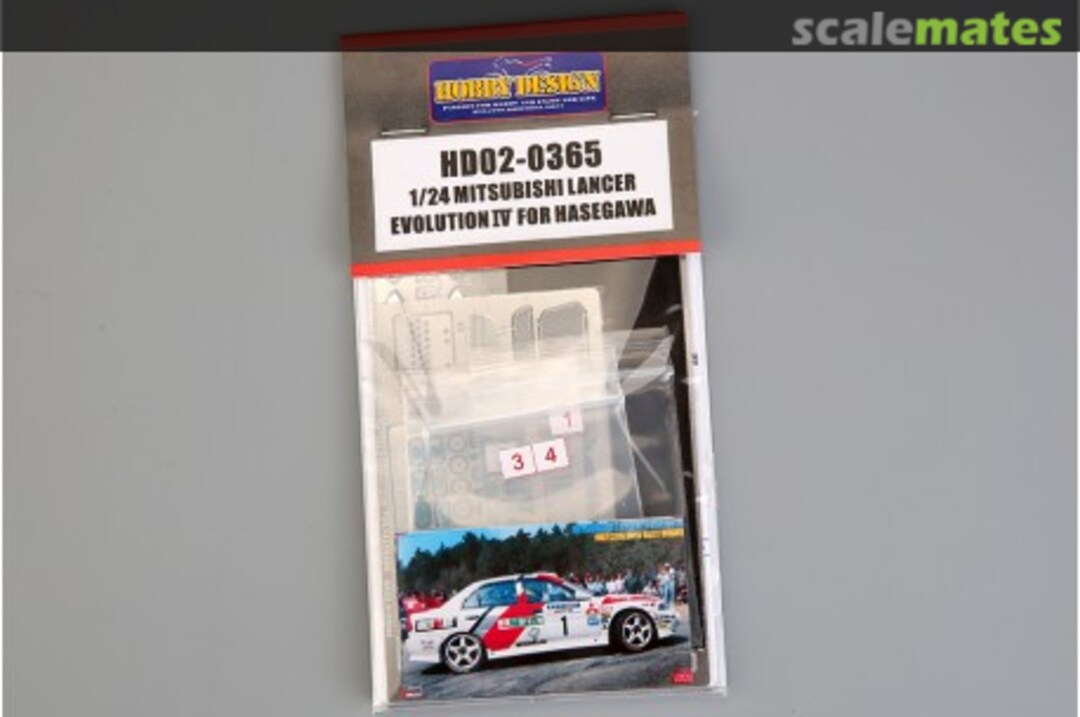 Boxart Mitsubishi Lancer Evolution IV HD02-0365 Hobby Design Boxart Mitsubishi Lancer Evolution IV HD02-0365 Hobby Design